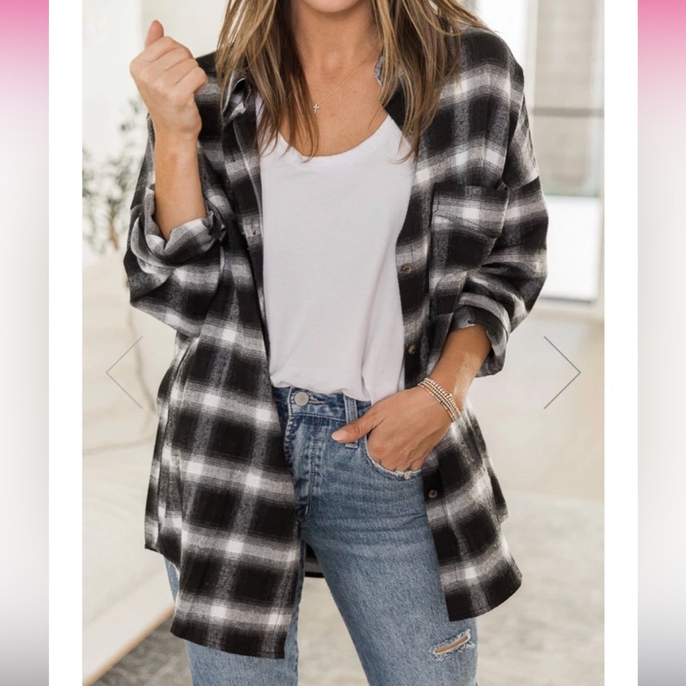 Pink Lily Flannel